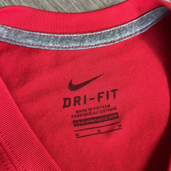 NIKE DRI-FIT Red Dixie State Soccer Sleeveless Tank Top Men’s Size Medium - Picture 2 of 6